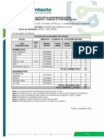 Cálculo de Aforo - Ag. El Porvenir Matriz