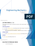 4.0 Structural Analysis J Internal Forces J and Friction