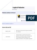 Philosophy105 Logical Fallacies Flashcards - Quizlet