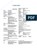 MSDS Water Cleanser