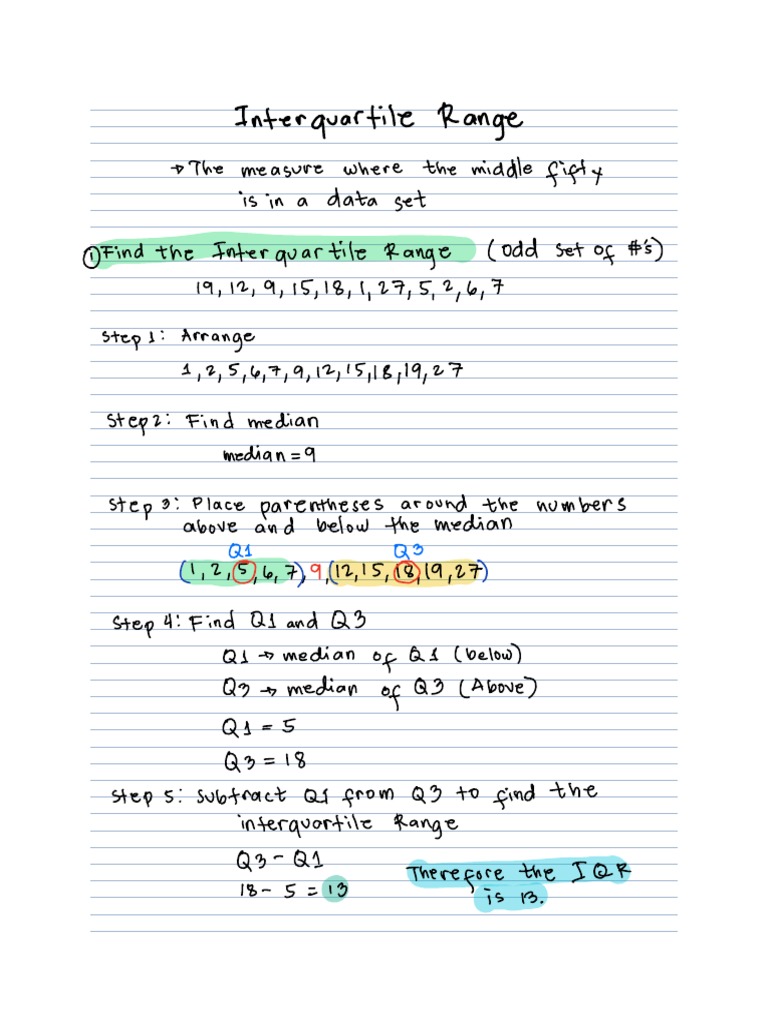 Interquartile Range | PDF