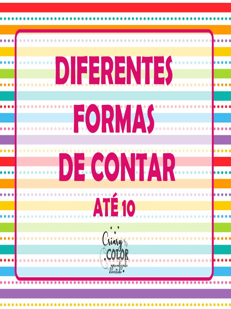 Diferentes Formas de Contar Até 10 | PDF