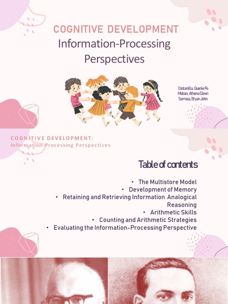 COGNITIVE DEVELOPMENT Information Processing Perspectives 2 | PDF ...