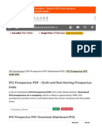 IPO Prospectus List - Draft and Red Herring Prospectus PDF