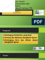 Panduan Umum Kelas Tahfizh Akhir Pekan Masjid Salman ITB