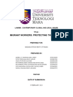 Written Assignment - Migrant Workers - Protecting Their Rights