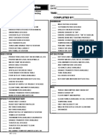 Checklist Pre-Rush BL 12-02