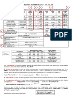 Ficha Técnica de Preparação-Cálculos