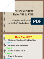 Design Review - Rules 7 & 8