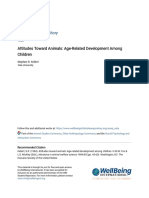 Attitudes Toward Animals - Age-Related Development Among Children