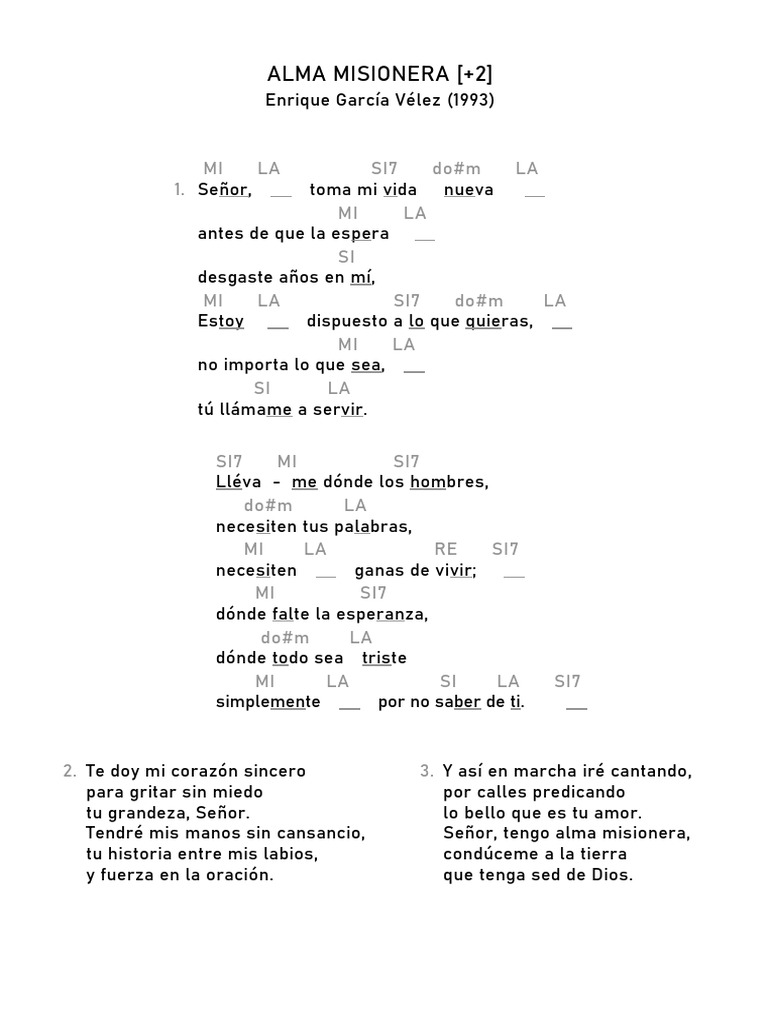 Alma Misionera | PDF