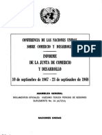 Informe de La Junta de Comercio Y