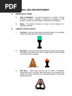 Navigational Aids & Instruments