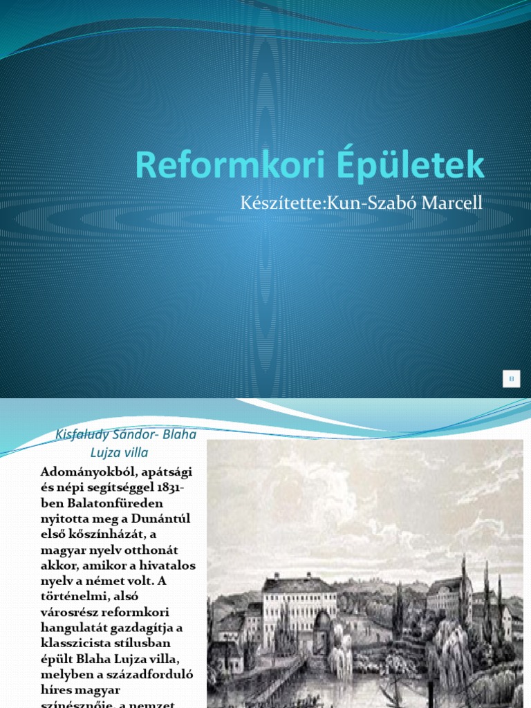 Reformkori Épületek | PDF