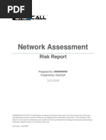 Client Risk Report Sample Report