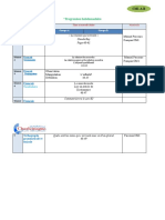 Progression HebdomadairCM1 - 22 Novembre