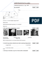 Történelem - 6 - I. A Középkori Magyar Királyság Virágkora És Hanyatlása - A Csoport - 6. Osztály Témazáró Feladatlap