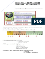 Identificación de sistemas de carrocería y sus componentes