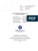 Laporan Praktikum Toksikologi Veteriner - Kelompok 6 - Keracunan Sianida