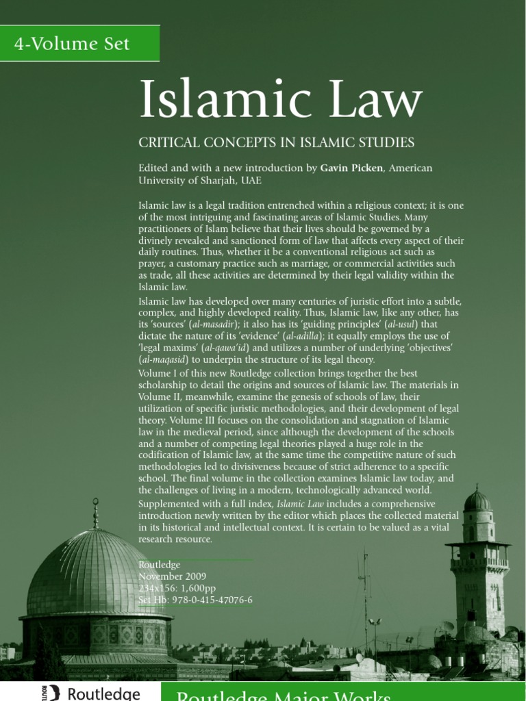 Islamic Law: Origins and Concepts | PDF | Jurisprudence | Sharia