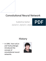 Convolutional Neural Network: Sudeshna Sarkar 22/2/17, 23/2/17, 24/2/17