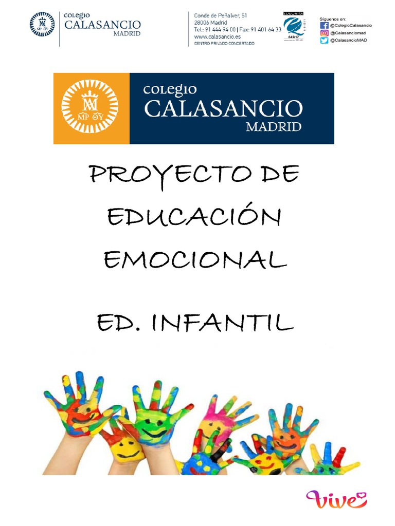 Proyecto de Educación Emocional Infantil | PDF | Las emociones | Evaluación