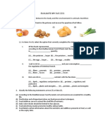 Evaluate Nutrition and Digestion With Interactive Questions