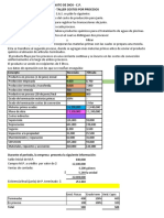 Costos por procesos en empresa de piscinas