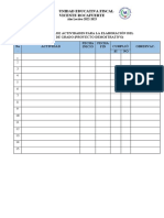 Cronograma Elaboración Examen de Grado