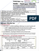 HCL - Study of Compounds DALAL'S CHEMISTRY Class 10 ICSE