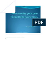How To Write Formal and Informal Letters Or1