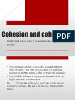 Discourse Analysis Cohesion