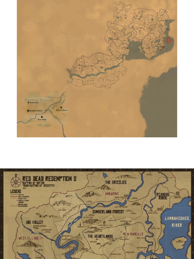 Definitive Map RDR Saga | PDF