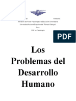 Los Problemas Del Desarrollo Humano