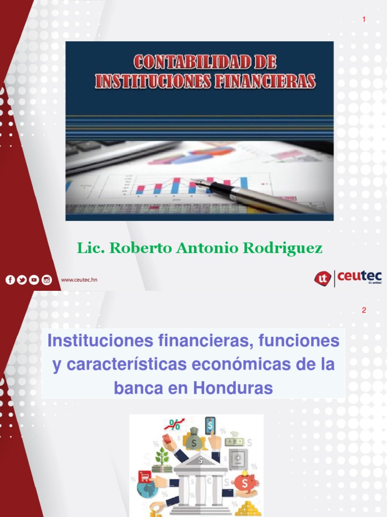 Funciones de las Instituciones Financieras en Honduras | PDF | Bancos ...