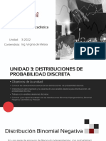 Distribuciones de Probabilidad Discreta Parte 3