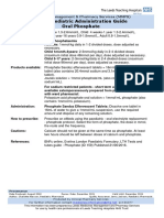 Paediatric Phosphate Oral Monograph