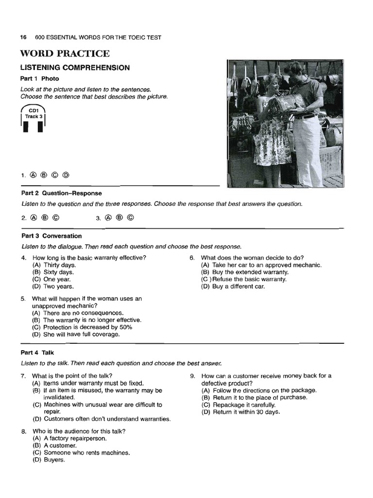 600 Essential Words For The Toeic With Audio Cd Pdfdrive 28 30 Pdf