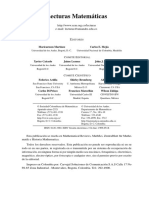 Lecturas Matemáticas: Maricarmen Martínez Carlos E. Mejía