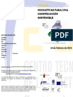 Jornada Iniciativas Construccion Sostenible 2013