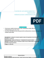 Clasificacion de Los Medicamentos y Toxicologia