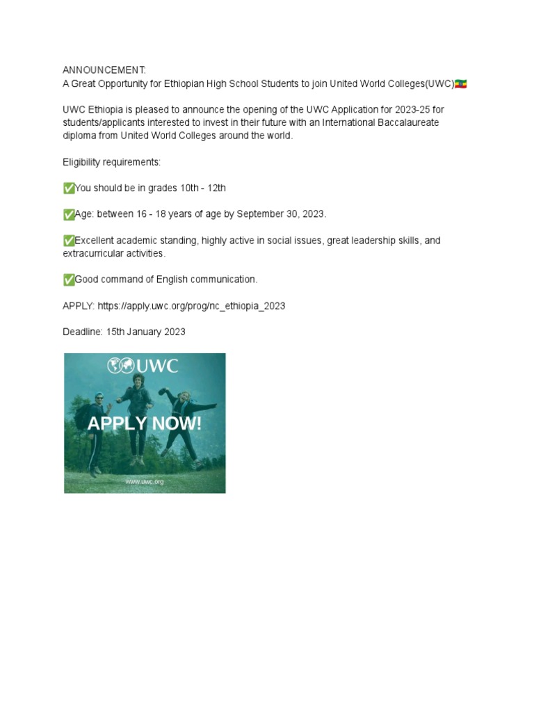Announcement PDF