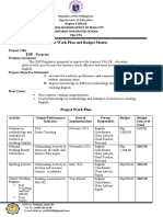 Work Plan in ESP