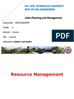 2.5 Resource Management