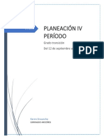 Planeaciòn Del 12 de Septiembre - 7 de Octubre Grado Transiciòn