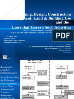 Local Planning, Design, Construction & Development, Land & Building Use and the Laws that Govern Such Activities