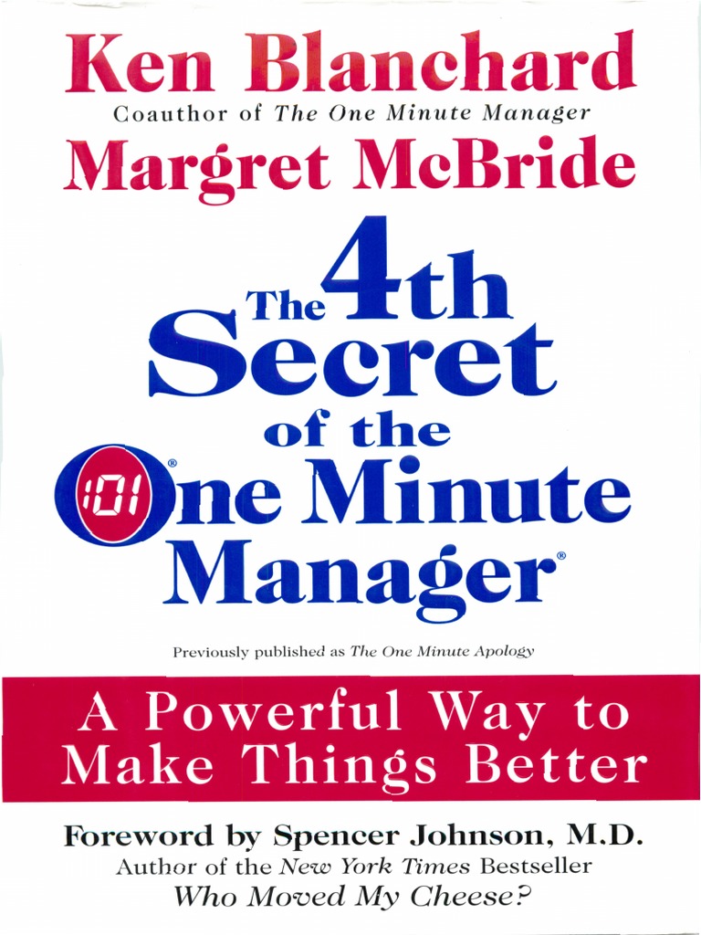 The 4th Secret of The One Minute Manager | PDF | Nobel Prize | Abraham ...