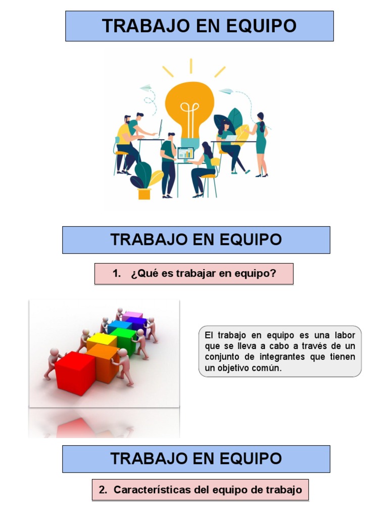 Claves del Trabajo en Equipo Efectivo | PDF | Liderazgo | Creatividad