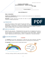 3° MATEMATICAS GUÍAS #1 Conjuntos - #2 Numeros