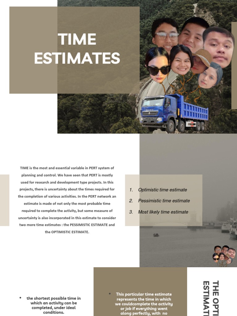 Types Of Time Estimates In Project Management